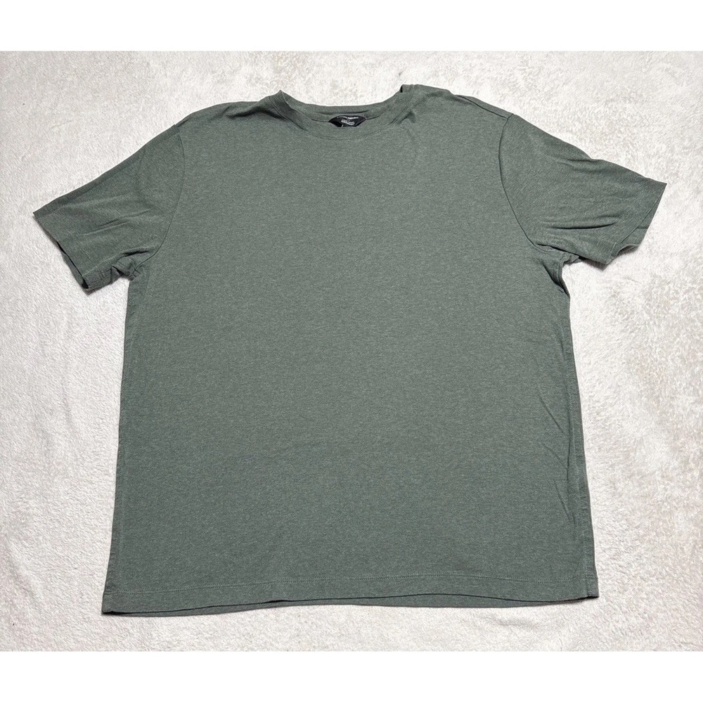Banana Republic Luxe Touch T Shirt Men's Large Tall Green Short Sleeve Tee